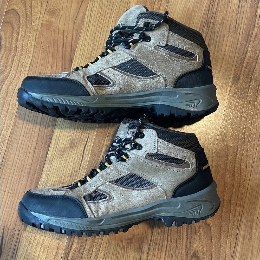 Denali Men's Hiking Boots - Black and Brown Size 8.5 - Picture 2 of 10